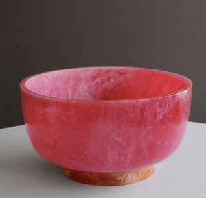 Bol en résine poli à haute brillance, de haute qualité, fait main, style bohème, écologique, en stock, pour servir soupes et nouilles lors de fêtes, ustensile de cuisine - Product Image 4