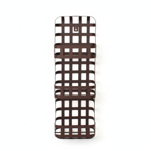 Meilleures arrivées, grande qualité à prix raisonnable : étagères murales en fer pour la présentation artistique de l'artisanat métallique à la maison. - Product Image 2