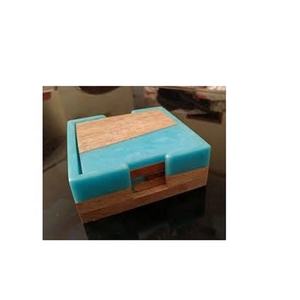 Meilleure qualité coloré os incrustation sous-verres ensemble nouveau Design couverts vaisselle café thé tasse tapis tampons pour la décoration de la maison Carton - Product Image 4