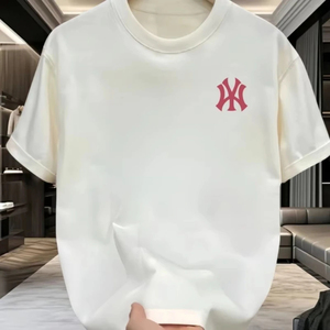 High Quality Plain Cotton T-Shirt with Custom <b>Logo</b> Printing Comfortable Soft Fabric Men Women Unisex Wholesale Supplier - Product Image 3