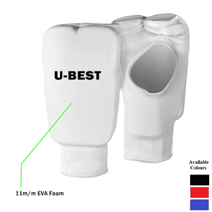 U-best Protectores de Muñeca de Karate Azules Personalizados Modelo 5081 para Entrenamiento y Competición, Protección para las Manos, Incluye Embalaje - Product Image 3