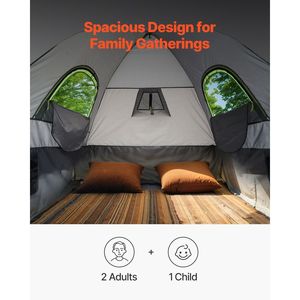 Tenda da Campeggio Impermeabile PU2000 per Cassone Pickup, per 2-3 Persone, Modello 5.0-5.2ft D0100X3INRX - Product Image 2