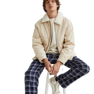 กางเกงขายส่งไซส์ใหญ่ เอวสูง สไตล์ลำลอง ทรงตรง ลายคริสต์มาส ผ้าแฟลนเนล สำหรับฤดูใบไม้ร่วง/ฤดูหนาว กางเกงขายาว ปรับแต่งสีและลายได้ - Product Image 1