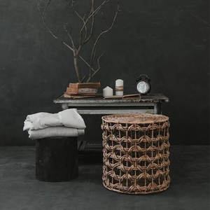 Upholstered <b>Pouf</b> Ottoman for Living & Bedroom Accent Seating Footstool for Comfort & Style - Product Image 4