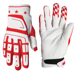 Gants de course moto d'hiver noirs en nylon, demi-doigts, compatibles écran tactile, imperméables, auto-chauffants et respirants - Product Image 4