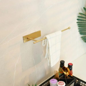 Toallero de Baño Moderno de Acero Inoxidable, Barra para Toallas Montada en la Pared - Product Image 5