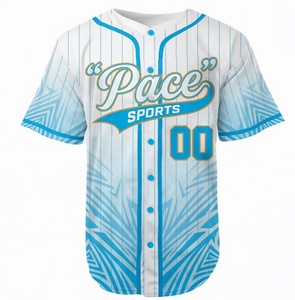 Maillot de baseball unisexe pour hommes et femmes, sublimation professionnelle pour les matchs universitaires, 100% coton biologique respirant, séchage rapide, grandes tailles - Product Image 2