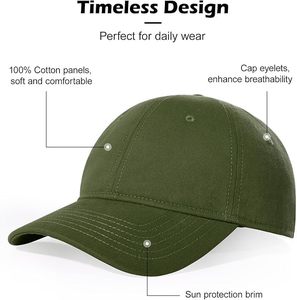 Gorras de béisbol elegantes disponibles en colores y tallas personalizadas. Gorras de béisbol directamente de fábrica con precios al por mayor asequibles. - Product Image 1
