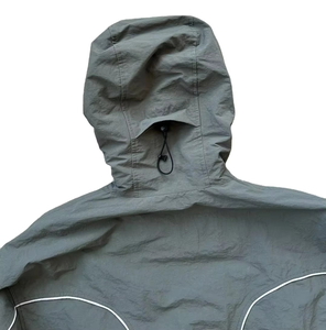 Chaqueta Cortavientos con Capucha para Hombre, Ligera, de Secado Rápido, Transpirable, con Cierre Frontal, Color Sólido, Informal, Deportiva, para Otoño - Product Image 4