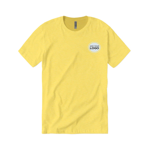 Camiseta de Alto Rendimiento, Mezcla CVC, Lavado Ácido, Jersey Fino, Corte Regular, Etiqueta Desprendible, Lista para Rebranding, Impresión Digital Personalizada - Product Image 3