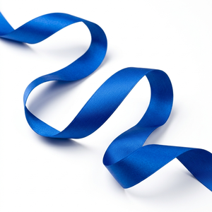 Cinta de satén azul de doble cara de 12 mm para envolver regalos, manualidades, decoración, costura, lazos para el cabello, embalaje, tarjetas, bricolaje, rollos, invitaciones - Product Image 2