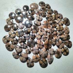 Cuarzo Natural de Calidad Premium, Corte Pera, Gema Suelta Cabujón, Alta Calidad, Parte Posterior Plana, para Fabricación de Joyería de Plata, Colgante - Product Image 3