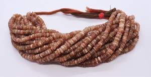 Perles Heishi en pierre de soleil naturelle, 5MM 6MM, perles de pierre de soleil en forme de roue, perles de pierre de soleil en forme de pneu, pour la fabrication de bijoux - Product Image 6