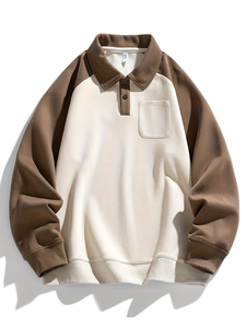 Sudadera de Punto con Botones para Invierno, Logotipo Frontal, Estilo Americano, Cómoda, Deportiva, Informal, Manga Larga, Prenda Exterior Versátil para Actividades al Aire Libre - Product Image 6