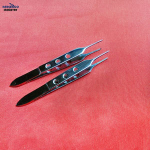 Pinzas de tejido BISHOP HARMON con dientes serrados, punta microfina, acero inoxidable, para cirugía manual - Product Image 1