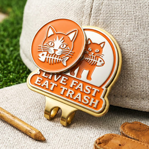 Accesorios de Golf, Monedas de Golf Personalizadas con Logotipo, Marcador de Pelota de Golf Magnético de Metal, Duradero e Impermeable, Clip para Gorra, Marktex - Product Image 2