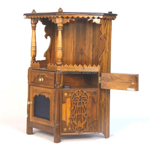 อุปกรณ์ตกแต่งพื้นที่ศักดิ์สิทธิ์ทำจากไม้ทนทานงานหัตถกรรมเป็นมิตรกับสิ่งแวดล้อมซักได้ - Product Image 1