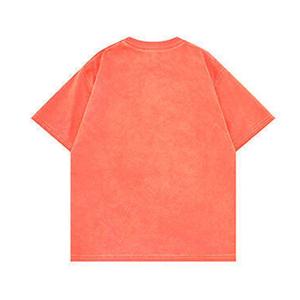 T-shirt Homme Oversize Col Rond Manches Courtes Épaules Tombantes Personnalisé Confortable Entraînement Décontracté Écologique 100% Coton Délavé à l'Acide 220g - Product Image 2