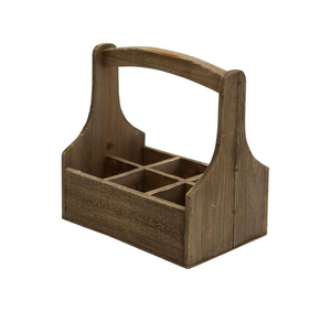 Contemporary Wooden Utility Holder <b>Caddy</b> for Organized <b>Kitchen</b> and Dining Accessories - Product Image 3