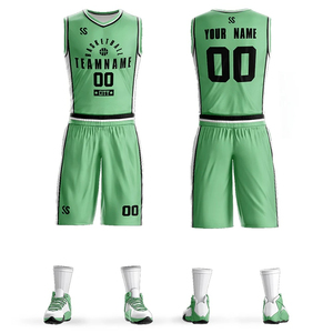 Ensemble d'uniformes de basketball sublimés sur mesure, qualité supérieure, séchage rapide, maillot et short d'équipe, OEM et qualité premium - Product Image 3