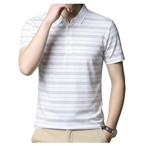 เสื้อโปโลชายลดราคาพิเศษ สกรีนโลโก้ได้ ใส่สบาย ผ้าเจอร์ซีย์ ระบายเหงื่อได้ดี ดีไซน์ล่าสุด - Product Image 3