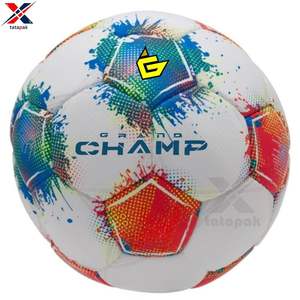 Ballon de football en PU, PVC, TPU de taille 5, de haute qualité, écologique, durable, antidérapant, pour l'entraînement, avec logo personnalisé, vente en gros - Product Image 1