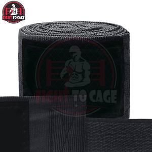 Best Supplier <b>Black</b> Solid Color Good Supplier New Arrival Trendy OEM ODM Service Durable Cotton Training Boxing Hand <b>Wraps</b> - Product Image 5