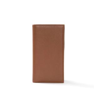 High Quality Unisex Slim PU <b>Leather</b> Checkbook Cover Wallet Two-Fold RFID Feature Long Length PU Wallet - Product Image 3