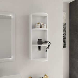 12\" Wall Mounted Bathroom Storage Rack <b>Float</b> Design with KD Packing for Shelves - Product Image 1