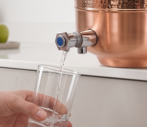 Fontaine à eau en cuivre martelé classique, design élégant, idéale pour la maison, les mariages et l'utilisation sur table de cuisine - Product Image 2