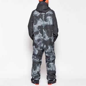 Traje de Esquí Personalizado Unisex con Diseño de Camuflaje, Mono para Esquí de Fondo, Impermeable, Cortavientos, con Cremallera y Capucha - Product Image 2