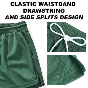 Running Shorts Men's Fitness Gym Training Sports Shorts Quick Dry Workout Gym Sports Joggers Double <b>Layer</b> Summer Shorts For Men - Product Image 4