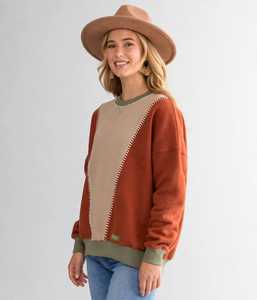 Sudadera con capucha y cremallera de color liso para mujer, con hombros caídos, de forro polar, estilo casual para otoño - Product Image 6