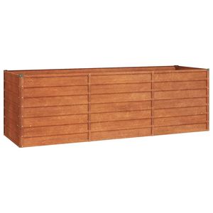 สนิมเหล็ก corten สวนยกเตียง94.5 "x 31.5" x 30.3 "-อุปทานสวนทนทาน - Product Image 2