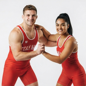 Maillot de lutte personnalisé pour compétition, tenue sportive d'équipe, maillot de lutte athlétique de performance, singlet de powerlifting - Product Image 5