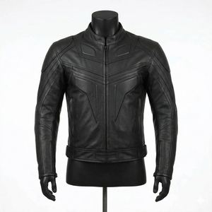 เสื้อแจ็คเก็ตหนังสำหรับนักขี่มอเตอร์ไซค์แบบ unisex สำหรับฤดูร้อน ปักลาย พิมพ์ลาย ระบายอากาศได้ดี แขนยาว ตัดเย็บตามสั่ง - Product Image 1