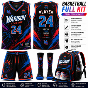 Ensemble d'uniformes de basketball unisexe 100 % polyester, grandes tailles, impression par sublimation, vêtements de sport, ensemble d'uniformes d'entraînement de basketball - Product Image 3