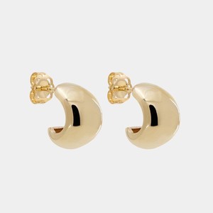 14k 18k <b>Solid</b> Gold Plain Vintage <b>Hoop</b> <b>Earrings</b> Minimalist Solitaire Modern Everyday Wear Elegant Chunky Gold Huggies For Women's - Product Image 1