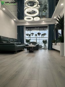 Plancher en vinyle PVC ignifuge moderne de luxe avec design graphique, installation collée pour usage intérieur - Product Image 3