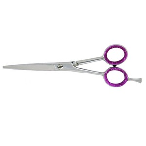 Nouvel arrivage : Ciseaux de barbier professionnels pour droitiers, lame affûtée, haute qualité, manche moyen, en acier inoxydable pour cheveux - Product Image 4