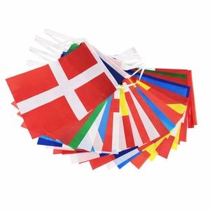 Custom Bunting Flag String Triangle Pennant Banner for Events & Decoration Heat Transfer Bunting Flag Dye <b>Sublimation</b> Printing - Product Image 1