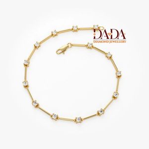 Minimalist Lab Grown Diamond <b>Bracelet</b> for Women Elegant Everyday Tennis Style <b>Bracelet</b> Fine Diamond <b>Bracelet</b> Luxury Jewelry Gift - Product Image 5