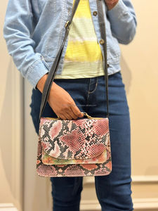 2024 nouvelle mode luxe sacs à main en cuir recyclé femmes sacs à main de créateur célèbre marque Offre Spéciale dames serpent imprimé sacs à bandoulière - Product Image 3