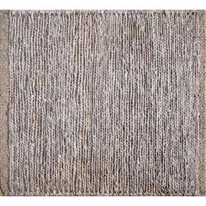 Tapis en jute tissé à la main à maille fine |   Argent |   100% Jute |   Doublure en coton |   Antidérapant |   Écologique |   Motif géométrique |   Personnalisé - Product Image 3
