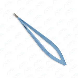 Porte-aiguilles micro en titane à mâchoires droites, instruments médicaux, poignée plate, forceps chirurgical pour microchirurgie 14 cm / 5,5 pouces - Product Image 6