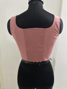 Women Sleeveless <b>Square</b> <b>Neck</b> Short Crop <b>Top</b> Solid Color Slim Fit Casual Summer Fashion <b>Tank</b> Blouse 100% Cotton Streetwear - Product Image 4