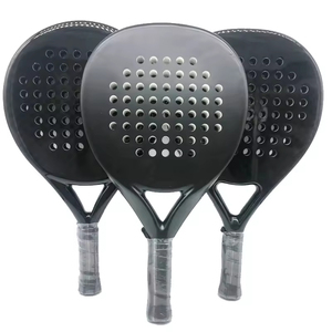 Raquettes de padel professionnelles OEM personnalisées en fibre de carbone, forme diamant, noyau EVA, carbone 12K, légères, haute qualité, personnalisables, 360g - Product Image 2