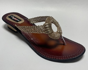 รองเท้าแตะหนังลำลองบุหนังแท้ เป็นมิตรกับสิ่งแวดล้อม แบบสวมเปิดนิ้วเท้า สวมใส่สบาย เหมาะสำหรับใช้ในบ้าน ทุกฤดูกาล ลายเรียบ - Product Image 1