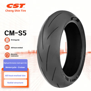 Nuovo Pneumatico CST <span class=keywords><strong>CM</strong></span>-S5 ad Alte Prestazioni per Moto Sportive, Cerchio da 17 Pollici, Tubeless, per Uso su Pista e Strada - Product Image 4
