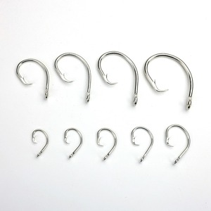 [Yooseung Industrial] Extra Strong Circle <b>Hook</b> Forged Stainless Steel Heavy Duty Sharp Barbed Tuna Big <b>Game</b> Fishhook - Product Image 1